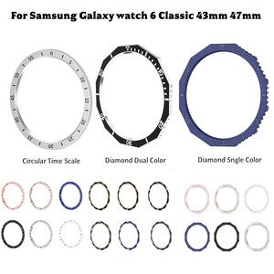 Accesorios para Smartwatch: Anillo de PC con Escala de Tiempo para Samsung Galaxy Watch 6 Classic 43mm / 47mm - Product Image 1