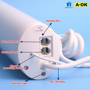 Kit de Motor Inteligente para Cortinas Tuya WiFi, Silencioso, DIY, Riel Modular, Compatible con Alexa y <span class=keywords><strong>Google</strong></span> <span class=keywords><strong>Home</strong></span>, Control Remoto Eléctrico, Cortina Deslizante Zigbee - Product Image 1