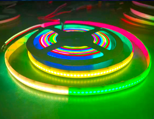 Chất lượng cao 12V 24V COB <span class=keywords><strong>RGB</strong></span> địa chỉ ma thuật rgbic <span class=keywords><strong>pixel</strong></span> 576 720led rgbic fcob streifen COB <span class=keywords><strong>LED</strong></span> dải ánh sáng sọc Băng - Product Image 4