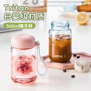 Vaso <span class=keywords><strong>de</strong></span> Agua - Nuevo Diseño Verano 2026 - Vaso Pequeño y Portátil para Mujer - Vaso <span class=keywords><strong>de</strong></span> Plástico Tritan Resistente al Calor - Product Image 3