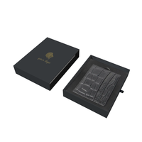 Caja de Regalo de Cartón Personalizada, Embalaje de Papel para Regalo, Caja Rígida Deslizante para Cartera y Cinturón
