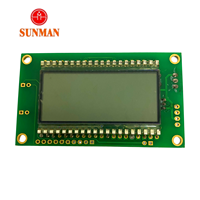 SMS3503C2 Modul Meter LCD 7 Segmen 3-1/2 Digit DC5V Pengukuran Tegangan Arus Modul Tampilan Terintegrasi PCB