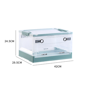 Thiết Kế Đầy Màu Sắc Rõ Ràng Nhựa Thực Phẩm Lưu Trữ Lớn Hộp Gấp Nắp Sortes Công Cụ Tote <span class=keywords><strong>Box</strong></span> <span class=keywords><strong>Container</strong></span> <span class=keywords><strong>Container</strong></span> Với Nắp Đậy - Product Image 6