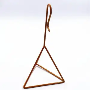 Customized 3D Triangle Geometric Shape Iron Art For Children's Eduction Metal Wire Components Solid Geometric Gigures