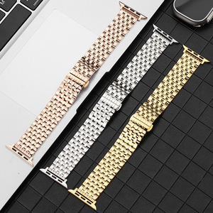 Maenwvo Pour apple Watch band Ultra 49 <span class=keywords><strong>MM</strong></span> Pour <span class=keywords><strong>iWatch</strong></span> 6 5 4 3 <span class=keywords><strong>SE</strong></span> 44 42 <span class=keywords><strong>40</strong></span> <span class=keywords><strong>MM</strong></span> Bandes En Acier Inoxydable Smart Watch Bracelet - Product Image 5