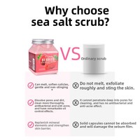500g Private Label All Honey Sugar Bath Scrubs Whitening and Brightening Body Scrub Gel for Dry Skin Whipped Body Butter