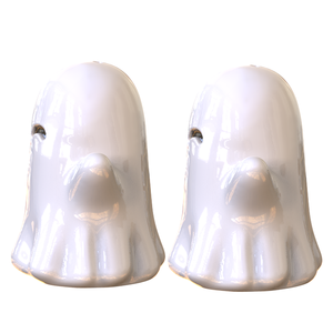 Juego de Salero y pimentero con forma de fantasma personalizado al por mayor, decoración de cocina de cerámica espeluznante para accesorios de mesa de fiesta - Product Image 2
