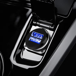 Thông Minh <span class=keywords><strong>Mini</strong></span> Car Charger Tốc Độ Cao 4.8A Nhanh Chóng Sạc Dual Port <span class=keywords><strong>USB</strong></span> <span class=keywords><strong>Adapter</strong></span> Chúng Tôi Tiêu Chuẩn Điện Thuốc Lá Nhẹ Hơn Điện Thoại Di Động - Product Image 4