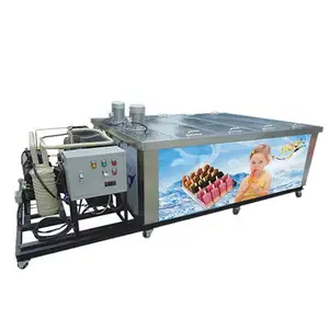 Stainless Steel Automatic Icy Lolly Making Machine Commercial Batch Freezing Popsicle Machine