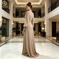 dames mode intérieur ouvert 2 pièces ensemble à manches longues dubaï turquie Ramadan abaya musulman longue robe pour les femmes