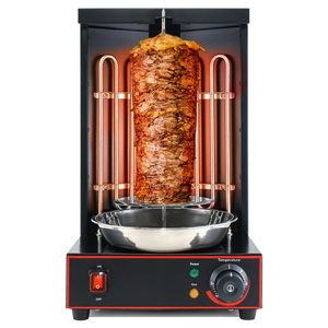 Horno Eléctrico Vertical para Asar Shawarma, Broiler, Kebab, Parrilla Al Pastor Giratoria, Temperatura Integrada, 4000W, Metal, Grande - Product Image 1