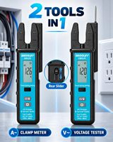 Pince ampèremétrique Allsun EM4235 pour tension et courant AC avec NCV, fonction de maintien des données, garantie 1 an, protection CAT II 400V