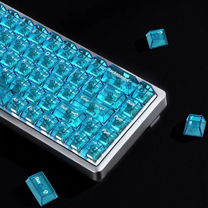 Teclas Transparentes RGB de 136 Teclas, Teclas de Cerámica de Cristal para PC, Perfil de Tecla con Iluminación RGB para <span class=keywords><strong>Teclado</strong></span> con Interruptor <span class=keywords><strong>MX</strong></span> - Product Image 4