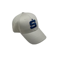 Gorra de béisbol con logotipo bordado personalizado al por mayor de fábrica, gorra informal deportiva de algodón, gorras de béisbol estructuradas transpirables
