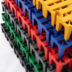 Modern Design PP Interlocking Garage <b>Flooring</b> Tiles Click-to-Install Modular <b>Plastic</b> Car Wash Detailing Room Floor Mats - Product Image 3