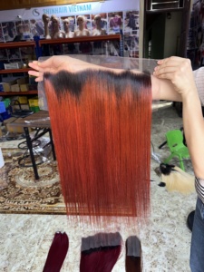 Extensions de cheveux humains vietnamiens, cheveux vierges non traités, double trame, couleur naturelle pour salon et exportation - Product Image 4