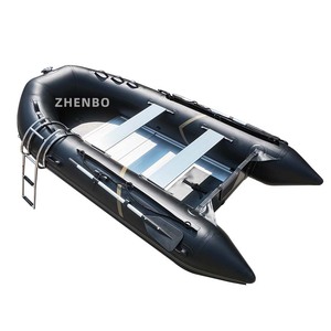 Bateau pneumatique ZB360 ZHENBO avec plancher en aluminium, matériau PVC HYPALON, capacité <span class=keywords><strong>de</strong></span> 6 personnes, design pliable pour la pêche en plein air - Product Image 3