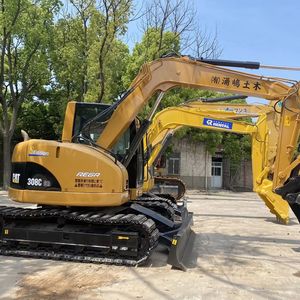 90% nouvelle chenille d'excavatrice bien entretenue 308c 8 tonnes utilisée mini pelle japonaise originale chat 308c 308e avec bouteur à pouce - Product Image 1