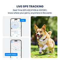 Rastreador GPS para Mascotas - Ubicación en Tiempo Real, Gestión de Salud Veterinaria, Valla Electrónica, Silicona y Plástico, IA, Resistente al Agua, Universal para iOS/Android