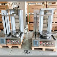 Offre Spéciale : Robot de découpe automatique de viande pour shawarma et kebab, rotatif, 4 brûleurs