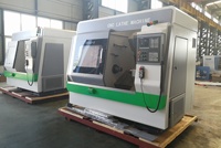Centre d'usinage CNC UYANG robuste avec commande GSK CK46D-8, tour à tourelle à banc incliné 4 axes, fraisage en direct haute précision