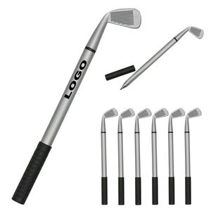 Custom Sports Advertising <b>Gift</b> Promotional Novelty Ballpoint Pen <b>Creative</b> Golf Club Shaped Plastic Ballpoint Pen - Product Image 1