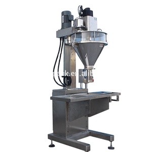 Servo-aangedreven semi-automatische schroefvuller voor eiwit-, kruiden- en specerijenpoeder, verticale schroefvuller - Product Image 4