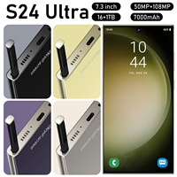 Teléfono Celular Inteligente S24 Ultra 16GB+1TB, Pantalla de 6.8 Pulgadas, Desbloqueado, Doble SIM, 5G, Android 13.0