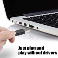 Controlador USB con Cable Azul Sólido Retro, Gamepad de Plástico para Nintendo 64 N64 Gamecube-PC Mac Joystick Games