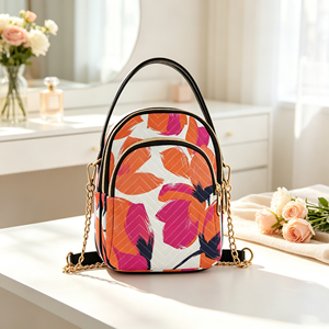 Bolso de Hombro Mini de Poliéster con Estampado Personalizado, Bolso de Mano de Moda para Mujer - Product Image 1