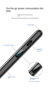 <span class=keywords><strong>Stylet</strong></span> capacitif actif à adsorption magnétique pour <span class=keywords><strong>dessin</strong></span>, sans latence, en temps réel, avec alimentation audio-vidéo pour <span class=keywords><strong>iPad</strong></span> - Product Image 2