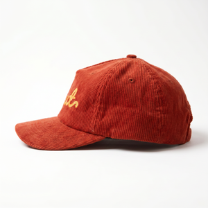 Gorra de Pana Personalizada OEM de 5 Paneles con Logotipo Bordado en Cadena, Gorra Snapback Sin Estructura - Product Image 4