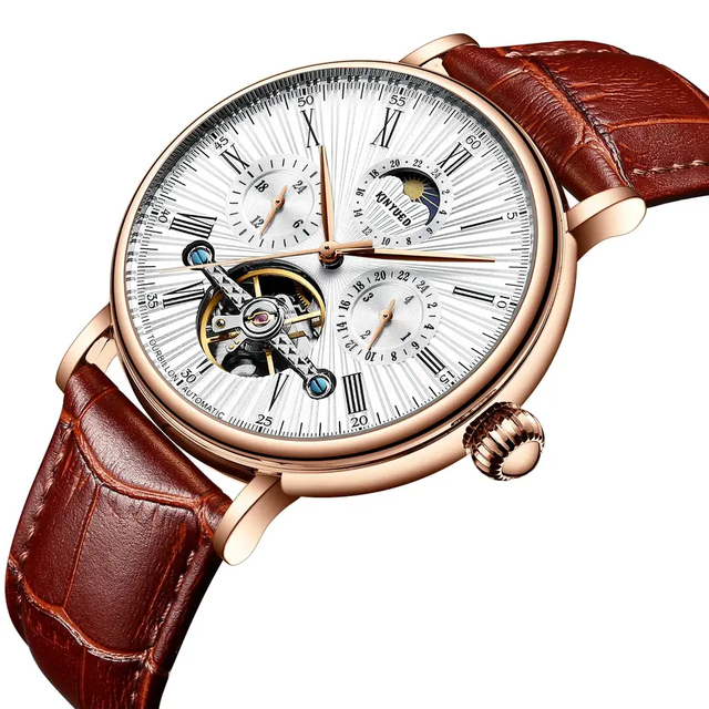 New Arrival High Quality Men Watch Waterproof Skeleton Watch Luminous Luxury Tourbillon Automatic Mechanical Watches