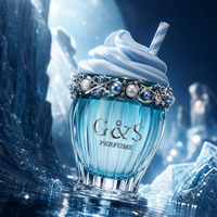 Flacon de parfum de luxe personnalisé G&S, emballage en verre, flacon diffuseur, flacon de parfum en forme de cœur de luxe, flacon vaporisateur de parfum