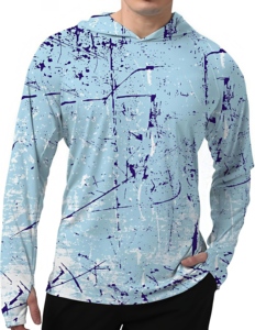 Camicia da Pesca a Maniche Lunghe con Cappuccio per <span class=keywords><strong>Uomo</strong></span>, 100% Poliestere Microfibra UPF 50, Traspirante, Antivento, Asciugatura Rapida, Personalizzabile, Vendita all'Ingrosso - Product Image 6