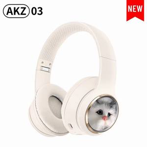 หู<span class=keywords><strong>ฟัง</strong></span>ไร้สาย AKZ-03 รุ่นขายดี คุณภาพสูง ลายการ์ตูนแมว พร้อมหน้าจอแสดงผลแบตเตอรี่ สำหรับ<span class=keywords><strong>ฟัง</strong></span>เพลง - Product Image 2