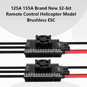 Contrôleur de vitesse sans balais 130A HV ESC 6-14S Lipo avec SBEC 6V/10A réglable et programmable EC5 pour avions RC et drones FPV - Product Image 3