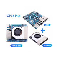 Carte de développement GGDX Orange Pi 6 Plus, ordinateur monocarte, 16 Go de RAM, dissipateur thermique 100W, alimentation Type-C 20V5A, 45 unités en stock