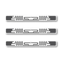 Étiquette / Autocollant RFID UHF passif longue portée pour pare-brise de véhicule / voiture, ISO18000-6C 860-960mhz, pour suivi des péages