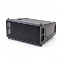 Système de sonorisation passif Line Array 700W de pointe, 12 ohms, néodyme, 3 pouces HF, double 6,5 pouces LF, en contreplaqué de bouleau avec polyurée, pour théâtre