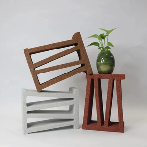 流行现代设计建筑双v形户外墙体耐火砖中空泡沫陶瓷砖 - Product Image 1