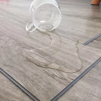 Revêtement de sol en vinyle Spc 8Mm noir gris foncé Revêtement de sol Spc Flooring Board 8Mm Waterproof for Villa