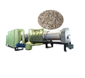 Machine de fabrication de charbon de bois à partir de sciure de riz et de coques de riz, four de carbonisation continu pour la production de charbon - Product Image 1