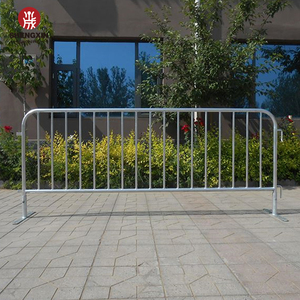 Barrières de sécurité en acier de résistance aux chocs de haute qualité barrière de contrôle des foules barrière temporaire galvanisée ou enduite de poudre de barricade - Product Image 2