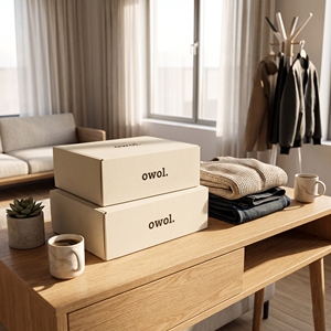 Caja de envío de moda para ropa, impresa a medida para tiendas minoristas y embalaje de envío de ropa en línea. - Product Image 2