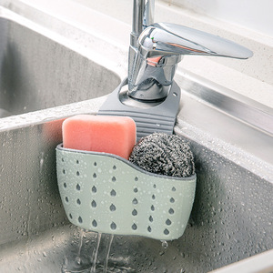 Kitchen Caddy Organizer Sink Kitchen Plastic Portable Kitchen Gadgets Hanging Soap Caddy Drain Organizer Kitchen Sink Sponge Holder