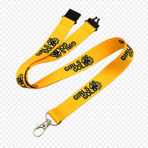 Porte-badge personnalisé avec cordon, impression sérigraphique <span class=keywords><strong>plate</strong></span>, matériau polyester, technologie de transfert thermique - Durable et écologique - Product Image 1