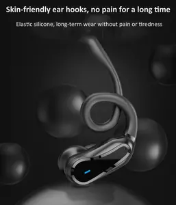 2024 novo design à prova d'água IPX7 TWS 5.3 Fones de ouvido sem fio esportivos com tela LED com cancelamento de ruído de longa duração fone de ouvido com dente azul