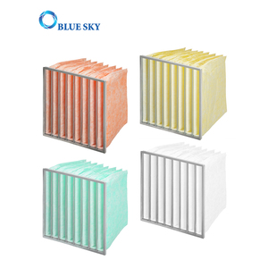 Sợi tổng hợp túi lọc không khí túi lọc cho điều hòa không khí HVAC Hệ thống thông gió lọc - Product Image 4