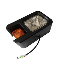 Phare avant intégré LOVOL pour chargeuse 45A010100A0 avec clignotant, pièces de phare 24V pour engins de construction